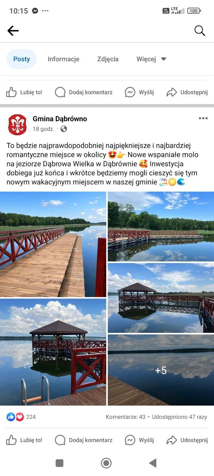 Domki Nad Jeziorem Dabrowno  Bagian luar foto