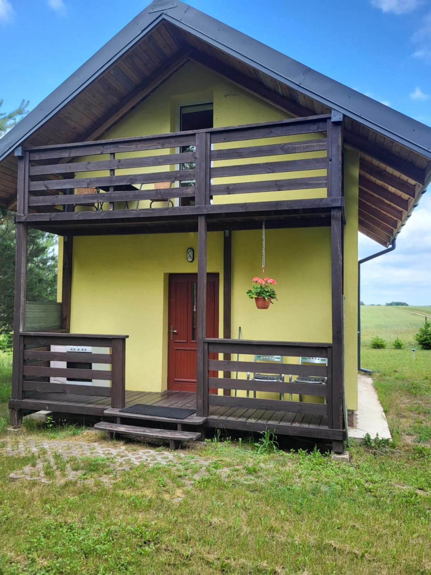 Domki Nad Jeziorem Dabrowno  Bagian luar foto