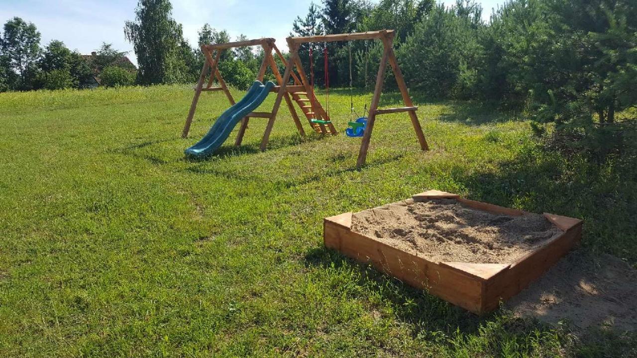 Domki Nad Jeziorem Dabrowno  Bagian luar foto
